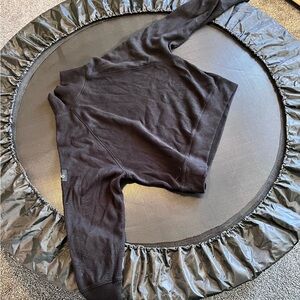 ALO Yoga Black Textured Long Sleeve Top